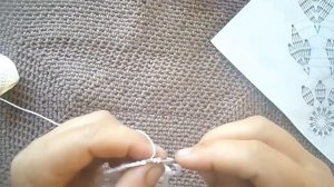 Салфетка крючком. Часть 1.