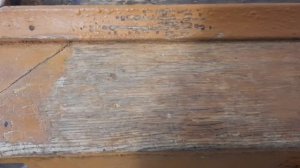 Восстановление дубового буфета! Часть 1. Снимаю краску!