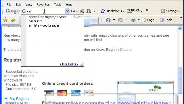 Where to get the Free Abexo Registry Cleaner смотреть онлайн