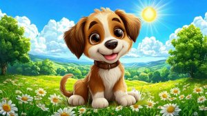 Песенка про щенков. Развлекательное видео для детей