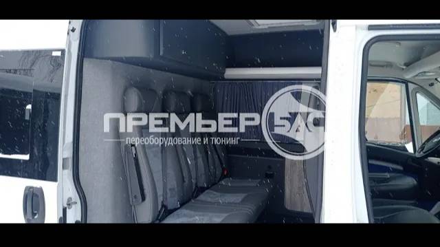 Фиат Дукато из грузового фургона в грузопассажирский микроавтобус для перевозки мототехники