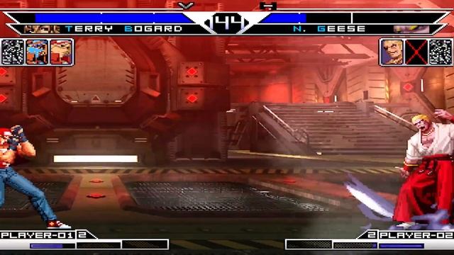 [KOF Mugen] Terry Bogard Team vs Geese Howard Team смотреть онлайн