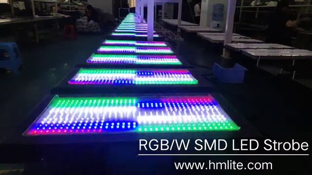 400W SMD5050 RGB+W DMX LED disco strobe lights. смотреть онлайн