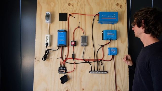 Camper Elektra Schema Uitleg: Omvormer, Acculader, Dc-Dc Lader, Zonnepaneel смотреть онлайн