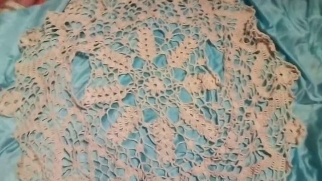 Ажурный жакет на лето крючком по схеме для салфетки смотреть онлайн