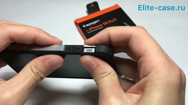 Обзор чехла SGP Spigen Tough Armor для iPhone 5/5s/SE серебристый смотреть онлайн