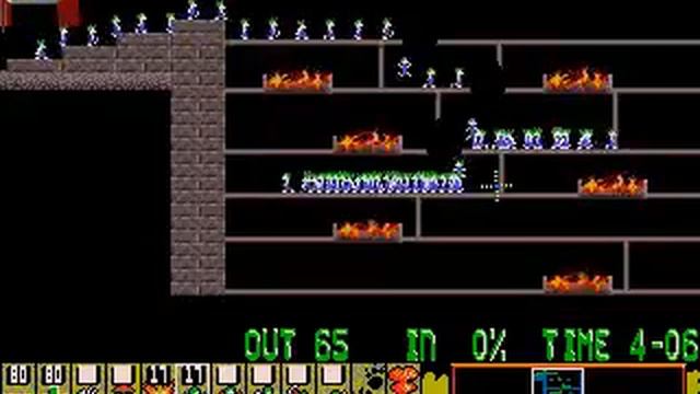 Lemmings - Fun Level 18 смотреть онлайн