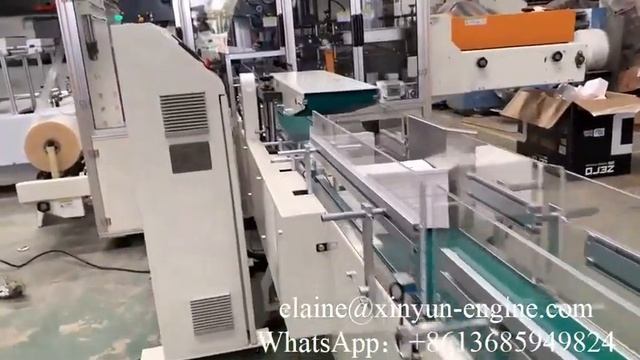 Автоматическая высокоскоростная линия для производства салфеток смотреть онлайн