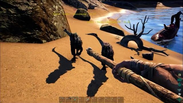 ARK Survival Evolved Центер Качаемся +Акулы суицыдники)) смотреть онлайн