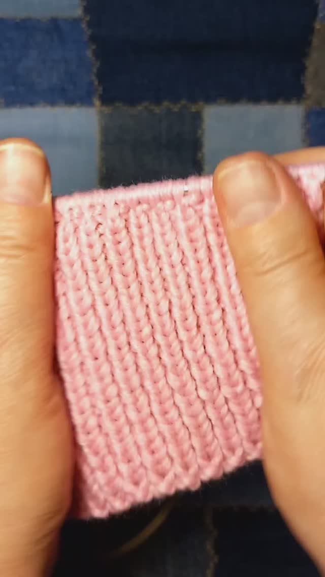 КЛАССЧЕСКАЯ резинка1х1 спицами➿ смотреть онлайн