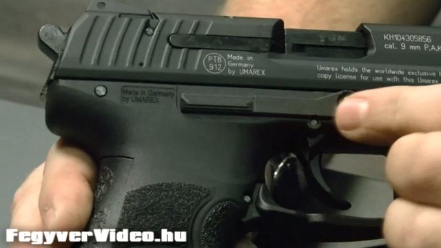 Umarex Heckler Und Koch P30 9 Mm PAK Gázpisztoly -   FegyverVideo Hu