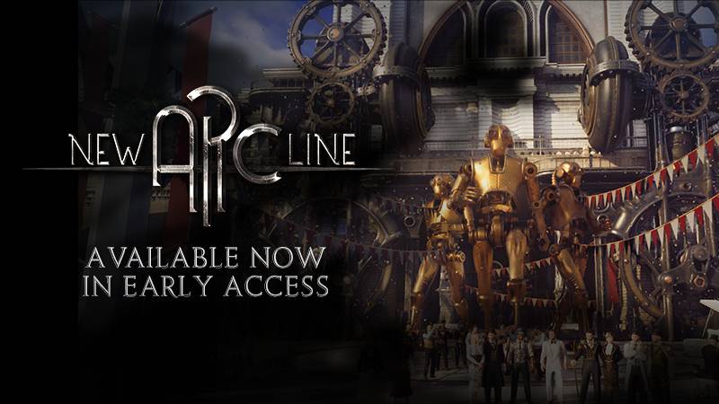 New Arc Line. Ранний доступ. Начало игры. смотреть онлайн