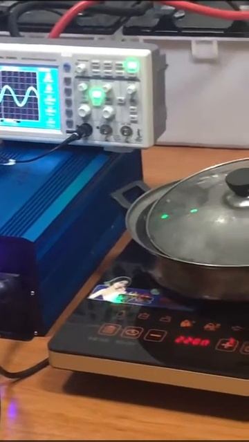 4000 watts Pure sine wave power supply for electromagnetic oven converter from DC24V to AC220V смотреть онлайн