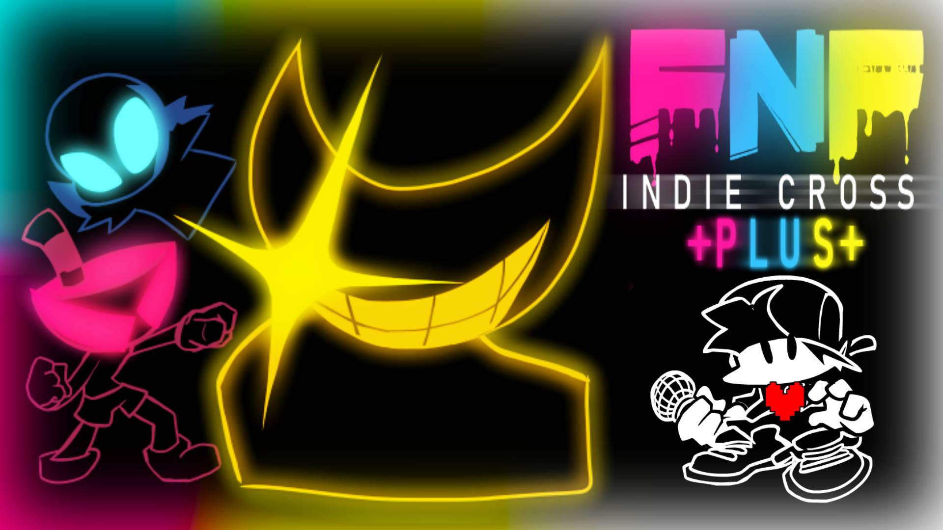 🎶 Трое против одного ➖ 3️⃣VS1️⃣ ➖ FNF - Indie Cross PLUS MOD 🎶 - 2 ЧАСТЬ смотреть онлайн