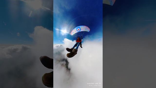 First Tandem BGD Dual Lite Paragliding Experience Student Daniela смотреть онлайн
