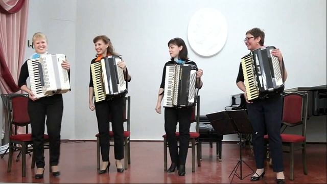 Квартет аккордеонисток "Эдельвейс"/Accordion Quartet "Edelweiss" Новосибирск