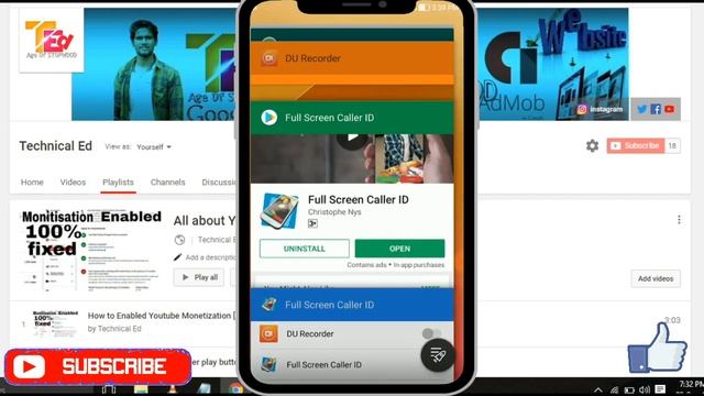 Caller photo fullscreen Android। How to set fullscreen caller id photo। смотреть онлайн