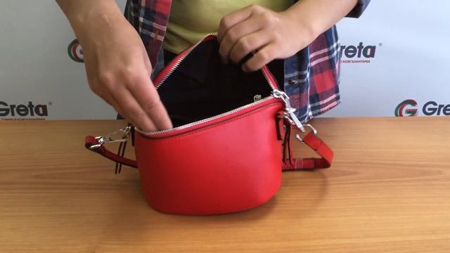 Модные сумки 2019 - Модная сумка-ведерко из натуральной кожи 8098KNJ5 смотреть онлайн