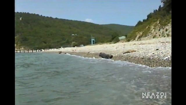 Пляж Прасковеевки. 1996г. Пирс, Скала-Парус, Черное море. смотреть онлайн