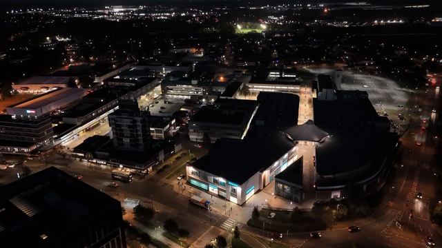 DJI Mini 4 Pro Drone Night Flight Corby Town Centre смотреть онлайн