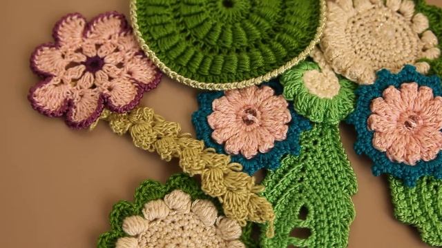 Вязание крючком - мотивы для ирландского кружева смотреть онлайн