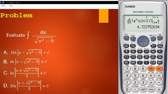 CALCU TECH: Solving Multiple Choice Integral Calculus Problem смотреть онлайн