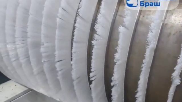 Изготовление полосовой спиральной щётки