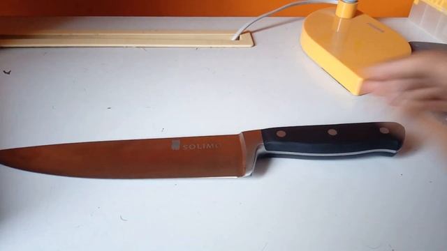 Amazon Solimo Chef Knife | Unboxing | First Impressions | Cutting Test