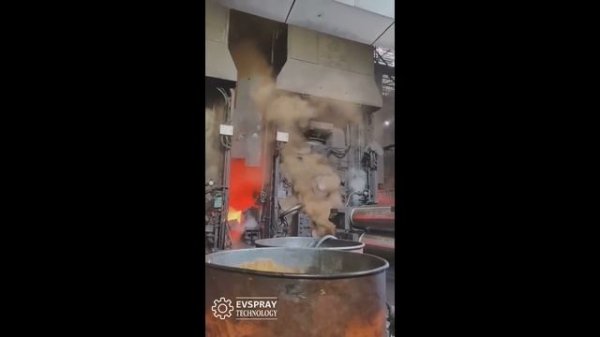 Пылеподавление на сталелитейном предприятии