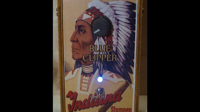 Cigar Box Guitar Pedal Blue Clipper смотреть онлайн