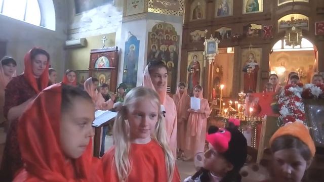 Пасхальое выступление Воскресной школы 29.04.2019