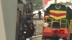 В кабине ЭП2к во время парада на ЭКСПО-1520