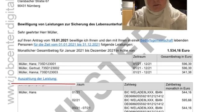 Job Center Bescheid verstehen, Teil 1/ فهم كشف الراتب من جوب سنتر، جز ١ смотреть онлайн