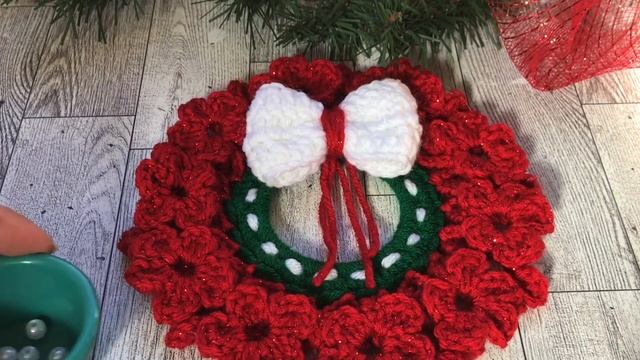 beautiful flower ornaments /wreath for Christmas will be launching soon see you everyone #shorts смотреть онлайн