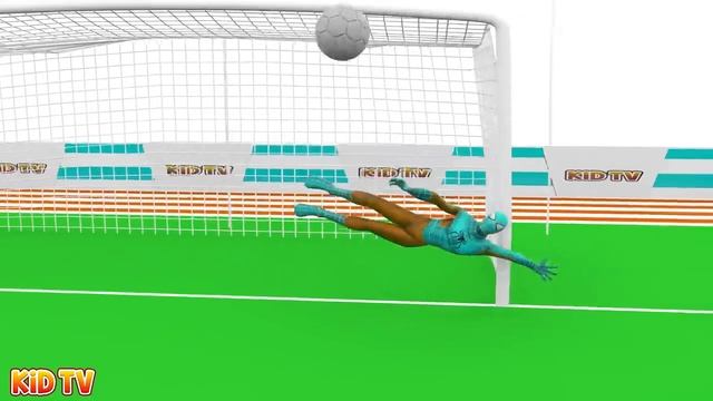 Изучайте цвета вместе с людьми-пауками и вилочными погрузчиками, пересекающими водную горку смотреть онлайн