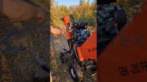 Измельчитель веток щепорез мульчер GBK-200 PRO обзор. РУБИТЕХ