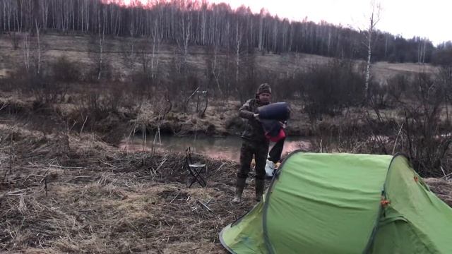 Ночёвка в лесу весной смотреть онлайн