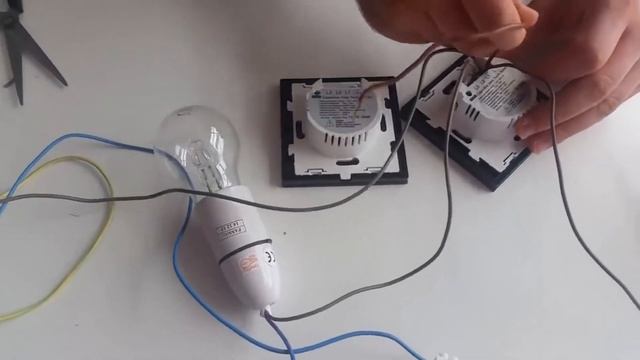 I LumoS 2 Way Electrical Touch Light Switch Wiring Tutorial смотреть онлайн