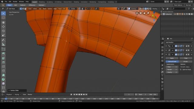 Modelling A Rim in Blender 2.8, adding support loops смотреть онлайн