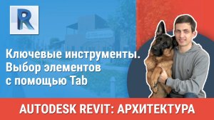 [Курс «Revit Архитектура: Продвинутый»] Выбор элементов с помощью Tab