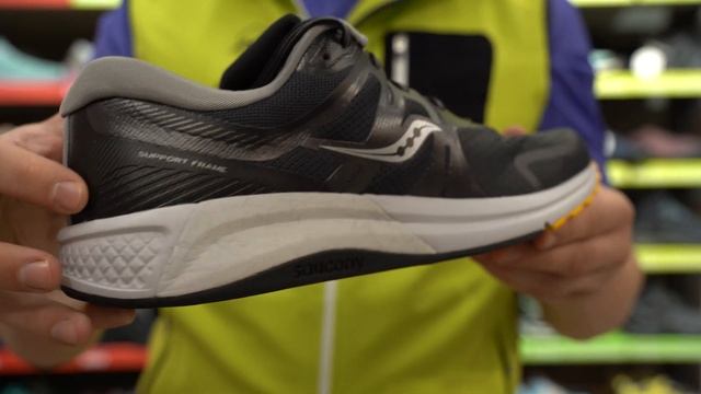 Кроссовки мужские Saucony Omni Iso 2 Grey/Black/Yellow за 30 секунд смотреть онлайн