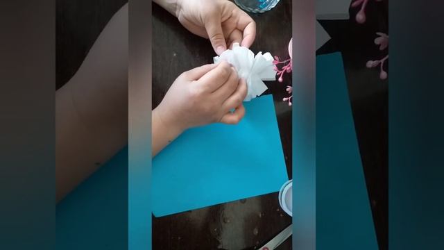Salfedkadan sovģa uchun gul 💐Цветок для подарка из салфетки 💐💐👍🏻 смотреть онлайн
