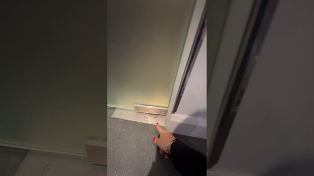 Как выглядит стеклянная маятниковая дверь и из чего состоит? смотреть онлайн