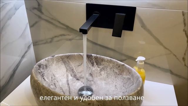 Черен смесител за вграждане над мивка върху плот смотреть онлайн