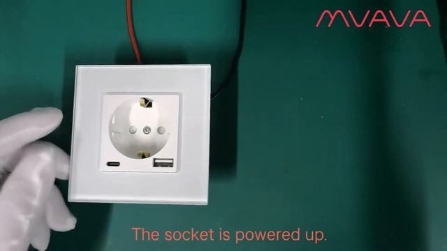 MVAVA-EU Socket with USB+Type C смотреть онлайн