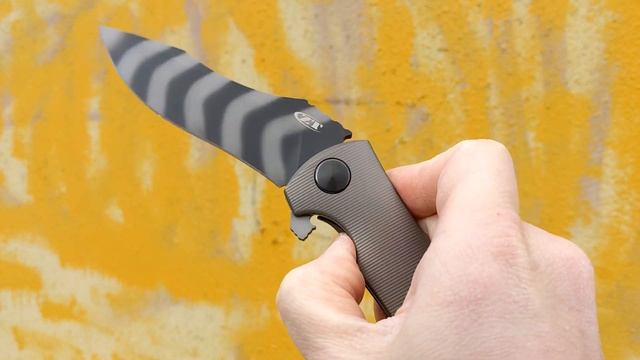 Нож Zero Tolerance 0920TTS Les George с полосатым клинком CPM-20CV США смотреть онлайн