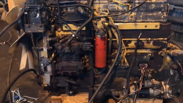 Caterpillar C12 Control Start Engine www.gruzrazbor.ru смотреть онлайн
