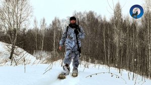 ОХОТА НА ЗАЙЦА В ГЛУХОЗИМЬЕ * ТРОПЛЮ БЕЛЯКА В ЛЕСУ