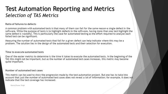 ISTQB Test Automation Engineer | 5.1 Selecting the TAS Metrics (Part-2) | ISTQB Tutorials смотреть онлайн