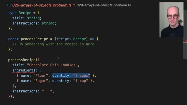 040 Arrays of Objects in TypeScript смотреть онлайн